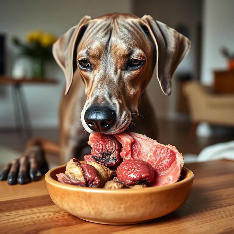 Bella, Prancūzų buldogas, valgo Petto